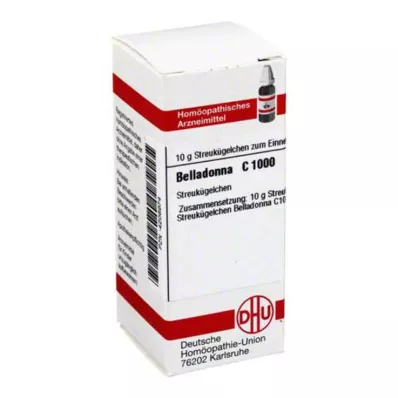 DHU Belladona C 1000 glóbulos, 10 g