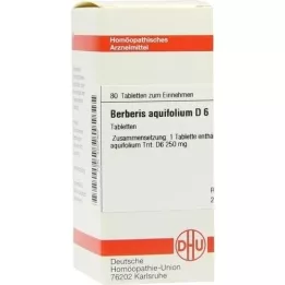 BERBERIS AQUIFOLIUM D 6 pastillas, 80 uds