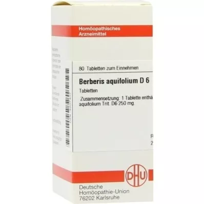 BERBERIS AQUIFOLIUM D 6 pastillas, 80 uds