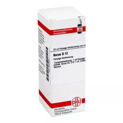 BORAX D 12 Dilución, 20 ml