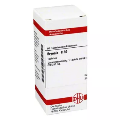 DHU Bryonia C 30 tabletas, 80 piezas