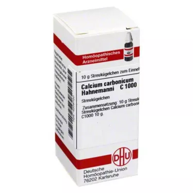 CALCIUM CARBONICUM Hahnemanni C 1000 glóbulos, 10 g