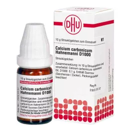 CALCIUM CARBONICUM Hahnemanni D 1000 glóbulos, 10 g