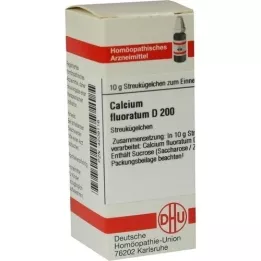 CALCIUM FLUORATUM D 200 glóbulos, 10 g