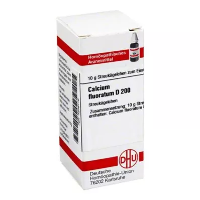 DHU Calcio fluoratum D 200 glóbulos, 10 g