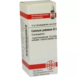 CALCIUM JODATUM D 6 glóbulos, 10 g