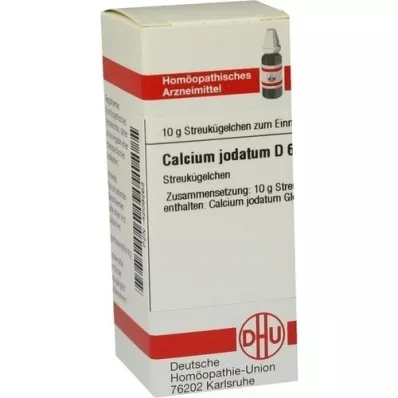 CALCIUM JODATUM D 6 glóbulos, 10 g