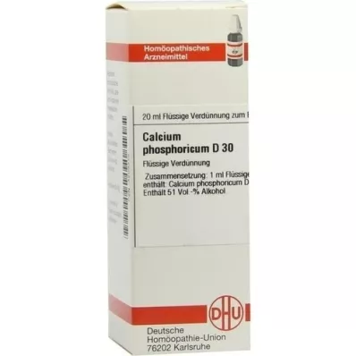CALCIUM PHOSPHORICUM D 30 Dilución, 20 ml