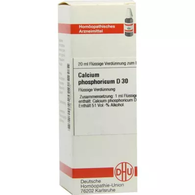 DHU Calcio fosfórico D 30 Dilución, 20 ml