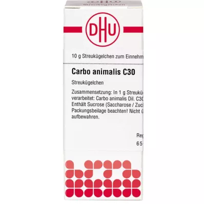 CARBO ANIMALIS C 30 glóbulos, 10 g