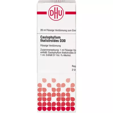 CAULOPHYLLUM THALICTROIDES D 30 Dilución, 20 ml