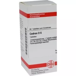 CEDRON D 6 pastillas, 80 uds