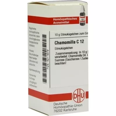 CHAMOMILLA C 12 glóbulos, 10 g