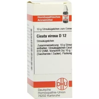 CICUTA VIROSA D 12 glóbulos, 10 g