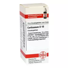 CORTISONUM D 10 glóbulos, 10 g