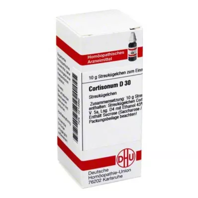 CORTISONUM D 30 glóbulos, 10 g CORTISONUM D 30 glóbulos, 10 g