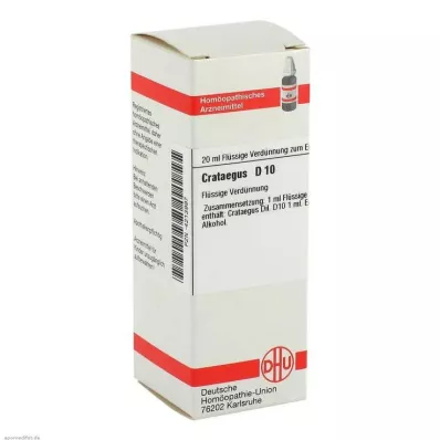 DHU Crataegus D 10 Dilución, 20 ml DHU Crataegus D 10 Dilución, 20 ml