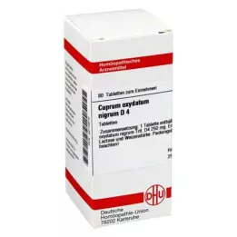 CUPRUM OXYDATUM nigrum D 4 comprimidos, 80 uds