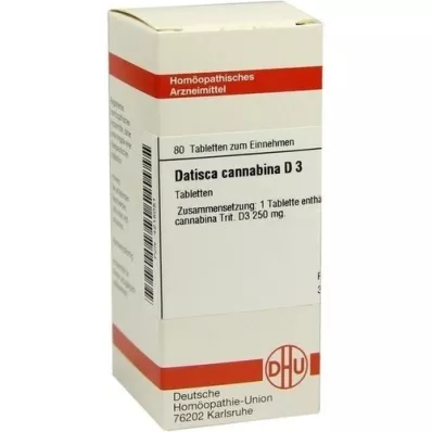 DATISCA cannabina D 3 comprimidos, 80 uds