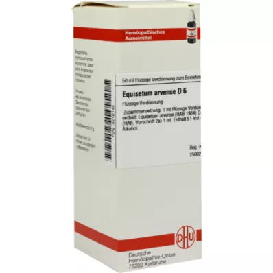 EQUISETUM ARVENSE D 6 Dilución, 50 ml