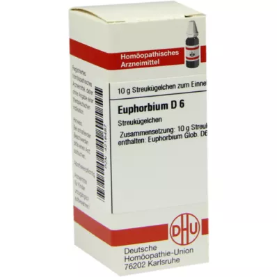 EUPHORBIUM D 6 glóbulos, 10 g