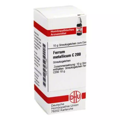DHU Ferrum Metallicum C 200 glóbulos, 10 g
