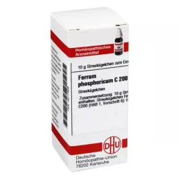 FERRUM PHOSPHORICUM C 200 glóbulos, 10 g
