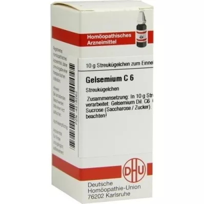 GELSEMIUM C 6 glóbulos, 10 g
