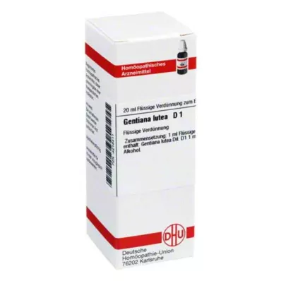 GENTIANA LUTEA D 1 Dilución, 20 ml GENTIANA LUTEA D 1 Dilución, 20 ml
