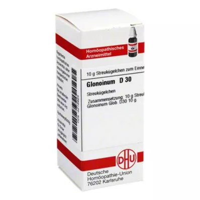 DHU Glonoinum D 30 glóbulos, 10 g