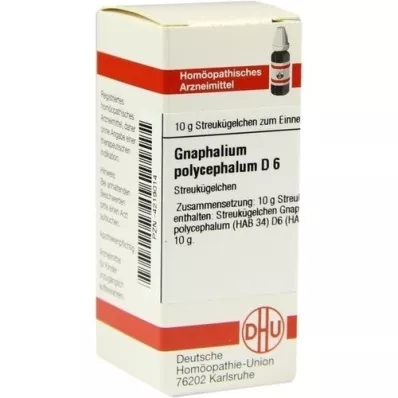 GNAPHALIUM POLYCEPHALUM D 6 glóbulos, 10 g
