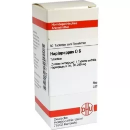 HAPLOPAPPUS D 6 pastillas, 80 uds