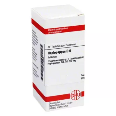 HAPLOPAPPUS D 6 pastillas, 80 uds HAPLOPAPPUS D 6 pastillas, 80 uds
