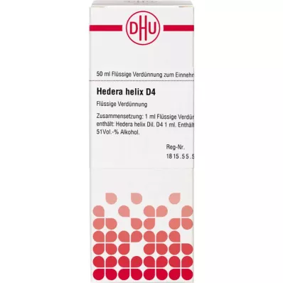 HEDERA HELIX Dilución D 4, 50 ml