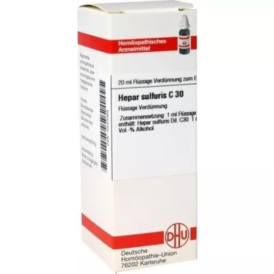 HEPAR SULFURIS Dilución C 30, 20 ml