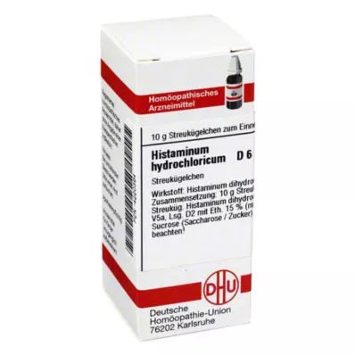 HISTAMINUM hydrochloricum D 6 glóbulos, 10 g