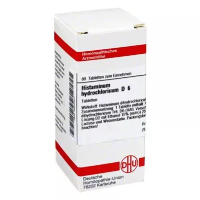 DHU Histaminum Hydrochloricum D 6 tabletas, 80 ST DHU Histaminum Hydrochloricum D 6 tabletas, 80 ST