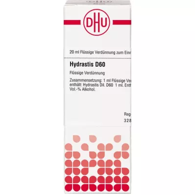 HYDRASTIS D 60 Dilución, 20 ml