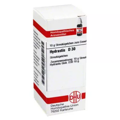 HYDRASTIS D 30 glóbulos, 10 g