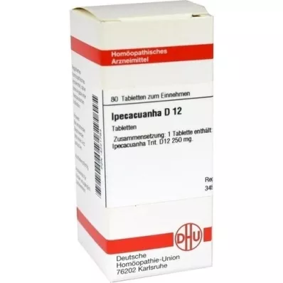 IPECACUANHA D 12 pastillas, 80 uds
