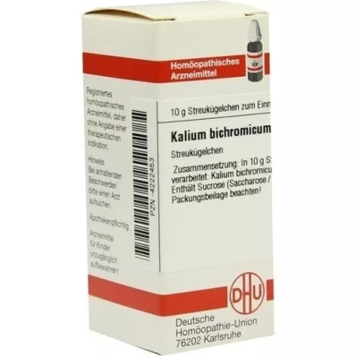 KALIUM BICHROMICUM C 6 glóbulos, 10 g