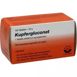 KUPFERGLUCONAT Comprimidos, 100 uds
