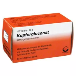 KUPFERGLUCONAT Comprimidos, 100 uds