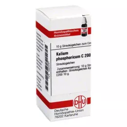 KALIUM PHOSPHORICUM C 200 glóbulos, 10 g