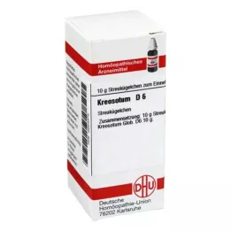 KREOSOTUM D 6 glóbulos, 10 g