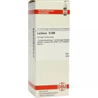 LACHESIS Dilución D 200, 50 ml