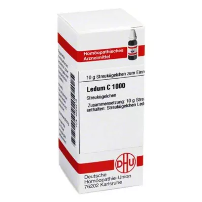 DHU Ledum C 1000 glóbulos, 10 g