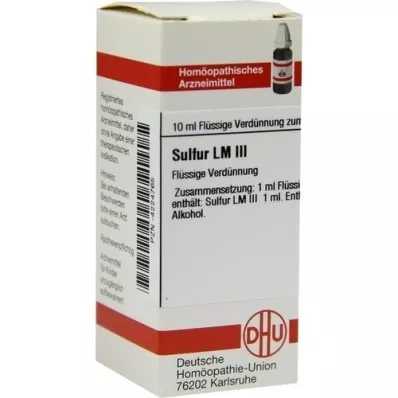 SULFUR LM III Dilución, 10 ml