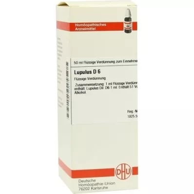LUPULUS D 6 Dilución, 50 ml