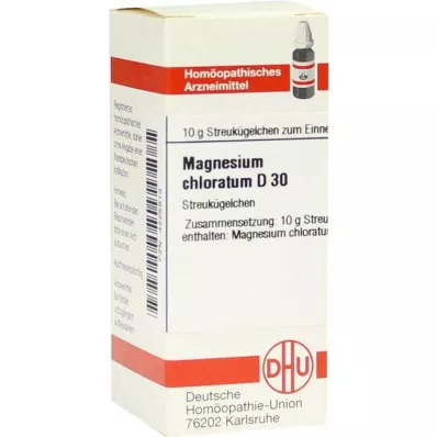 MAGNESIUM CHLORATUM D 30 glóbulos, 10 g